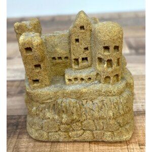 1984 Mr. Sandman Real Sand Sandcastle Sculpture Figurine Canada Made Nipigon